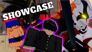 ALL 9 NEW CHARACTER SHOWCASES Anime Showdown [upl. by Blatt]