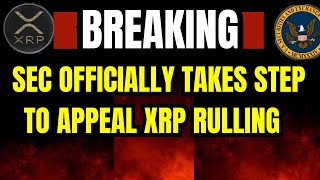 XRP UPDATE SEC Takes Steps to Appeal Judge Torres’ Ruling on XRP bitcoin [upl. by Fauch]