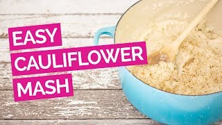 Easy Cauliflower Mashed Potatoes No Food Processor [upl. by Akit391]