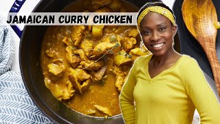 Jamaican Curry Chicken Stovetop Recipe [upl. by Aneehsar]