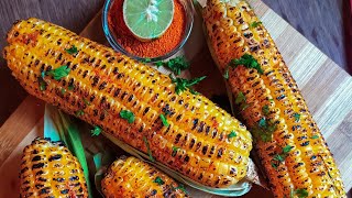 roasted corn recipe  bhutta masala recipe  roasted masala corn  bhutta corn streetfood shorts [upl. by Kamila]