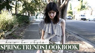 HOW TO STYLE Spring Trends 2017  Outfit Lookbook  Mademoiselle [upl. by Sugden]