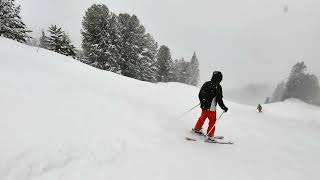 Flaine Jan 2023 Piste Topaze [upl. by Legim]