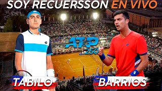 Alejandro Tabilo vs Tomás Barrios Vera Reaccionando en vivo ATP 250 de Santiago [upl. by Naraj]