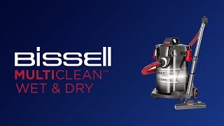 BISSELL MultiClean Wet amp Dry  Islak Kuru Çok Amaçlı Elektrikli Süpürge [upl. by Lesser]