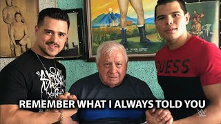 Angel Garza amp Humberto Carrillo en sueños ven a su abuelo  WWE NXT 15082023 En Español [upl. by Gunter]