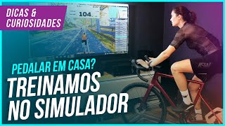 Zwift Treino de ciclismo virtual no simulador que não está pra brincadeira Bike Bicicleta MTB XC [upl. by Everara]