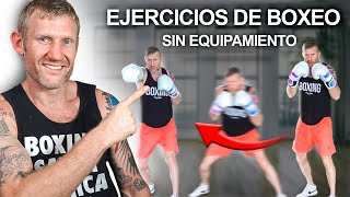 4 Ejercicios de Boxeo SIN EQUIPAMIENTO para entrenar en casa [upl. by Hedaza]