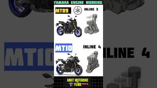 Yamaha mt09 and m10 engine working yamaha mt09 mt10 inline4 sound bike youtubeshorts shorts [upl. by Reynold]