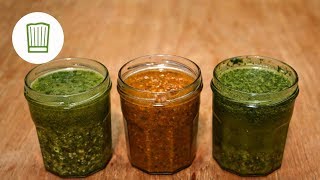 Pesto selber machen  3 mal anders  Chefkochde [upl. by Morry]