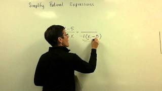 Simplify Rational Expressions Part 2 [upl. by Mic167]