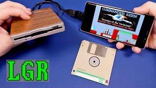 Using a Floppy Disk Drive on a Smartphone [upl. by Omrellig77]