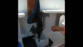 How to Change Oil on a Mercury 33hp Outboard boating sailing outboard engine [upl. by Clarkin]