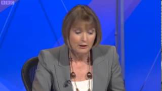 David Starkey Harriet Harman Victoria Coren fight on Question Time p2 [upl. by Efal]