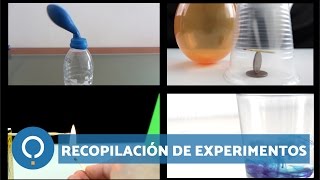 EXPERIMENTOS CASEROS para NIÑOS  FÁCILES DE HACER [upl. by Dierolf]