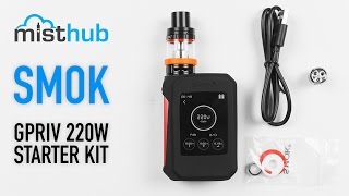 The SMOKTech G PRIV 220W Kit Unboxing and Quick Product Overview [upl. by Ahsitaf]