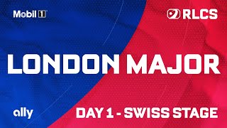 RLCS London Major  Day 1  Swiss Stage  Alternate Stream [upl. by Ojyllek315]