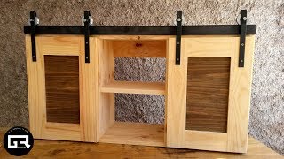 Alacena de PALETS ♻️  PALLET Wood Cabinet BUILD [upl. by Yrtsed]