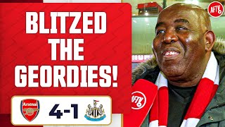 BLITZED THE GEORDIES Robbie  Arsenal 41 Newcastle [upl. by Beryle]