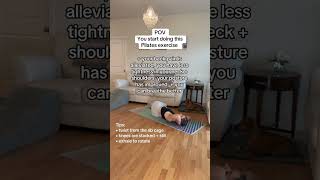 Alleviate Back Pain  Tightness  Pilates At Home [upl. by Akirehc]