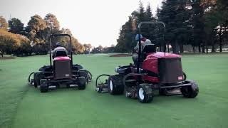 Mowing Fairways at Randpark Club [upl. by Fornof]