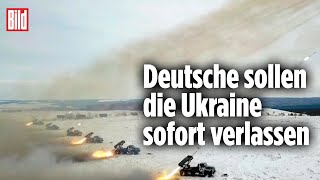 UkraineKonflikt spitzt sich zu Russland startet weiteres Manöver [upl. by Myrtie]