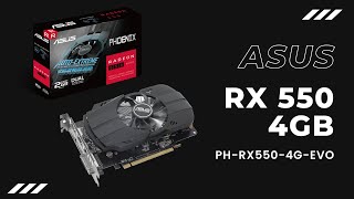 ASUS Phoenix AMD Radeon Rx 550 GPU  PHRX5504GEVO 4GB  Best GPU Under 8000 INR  Unboxing [upl. by Sadiras]