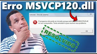 COMO RESOLVER O ERRO MSVCP120dll ATUALIZADO [upl. by Linus]