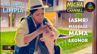 Spiritual Cleansing LIMPIA and ASMR Massage by Mama Leonor in Cuenca Ecuador with soft sounds [upl. by Sualokcin863]