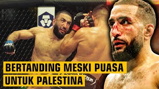 Meski Puasa Belal Muhammad Mengalahkan Top Finisher UFC Welterweight [upl. by Salokin]