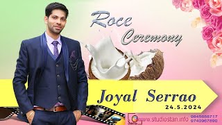 Roce Ceremony of JOYAL SERRAO  LIVE urstudiostan7547 roce wedding [upl. by Noam458]