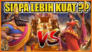 DUEL RALLY ASHURBANIPAL VS GORGO GARNISUN RISE OF KINGDOMS [upl. by Ariait]