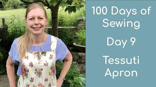 100 Days of Sewing  Day 9  Tessuti Apron [upl. by Lincoln461]