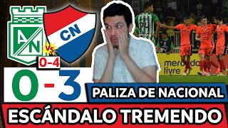 ATL NACIONAL 0 NACIONAL P 3 GLOBAL 04⚡VUELTA FASE PREVIA 2 LIBERTADORES 2024🔥ESCÁNDALO [upl. by Cloots]