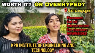 Top College In Coimbatore Interview with KPR Institute of Engineering and Technology Students [upl. by Evy]