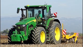 John Deere 8R 410  Agrisem Cultiplow Platinum HD  SS Monastier [upl. by Anitsej]