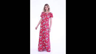 Vestido Longo Floral Decote Amplo  Quintess  Posthaus [upl. by Ahsiri312]