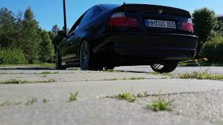 BMW E46 330Ci Sound  MSD amp VSD Ersatz  Resonator delete [upl. by Ecylahs77]