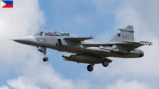 Finally Philippines buys Gripen fighter jet from Sweden [upl. by Ehtylb]