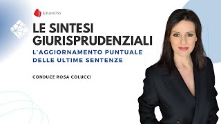 𝐉𝐔𝐑𝐀𝐍𝐄𝐖𝐒  𝐋𝐄 𝐒𝐈𝐍𝐓𝐄𝐒𝐈 𝐆𝐈𝐔𝐑𝐈𝐒𝐏𝐑𝐔𝐃𝐄𝐍𝐙𝐈𝐀𝐋𝐈  Edizione 14 maggio 2024 [upl. by Lally603]