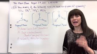 Valence Shell Electron Pair Repulsion and Molecular Geometry Jee August 27 2021 [upl. by Annahsohs]