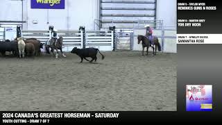 2024 Canadas Greatest Horseman  Saturday [upl. by Etteniuqna431]