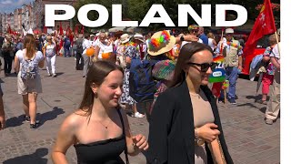 Magnificent Medieval City of EUROPE  Gdańsk Poland • 4K HDR Walking Tour [upl. by Reteip]