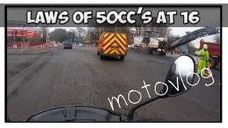 50cc Motovlogs Laws to owning at 50cc at 16 [upl. by Yerahcaz]