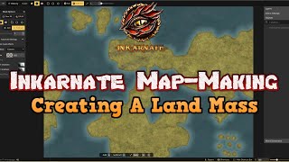 Inkarnate MapMaking Tutorial 1  Creating A Land Mass [upl. by Anialem]