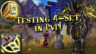 Ret Paladin PvP Testing 4set tier in BGs WoW Dragonflight 1025 [upl. by Cartan693]