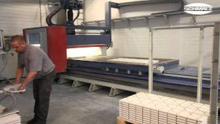 Vacuum Tube Lifter JumboErgo Simplifies Loading Universal Boards into a CNC Machine  Schmalz [upl. by Lidda150]