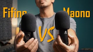 Maono AUA04TR vs Fifine T669  Best mic for youtube  Watch this Before You Buy  Hindi [upl. by Theodore283]