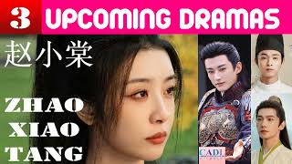 赵小棠 Zhao Xiao Tang  THREE upcoming dramas  Zhao Xiaotang Drama List  CADL [upl. by Lux]