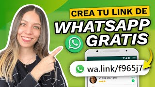 COMO CREAR UN LINK DE WHATSAPP GRATIS 2024 😱 [upl. by Lucinda]